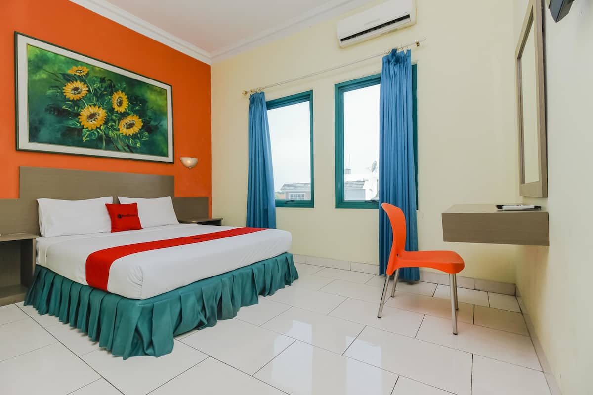 Habitación doble | Escritorio, wifi gratis y ropa de cama