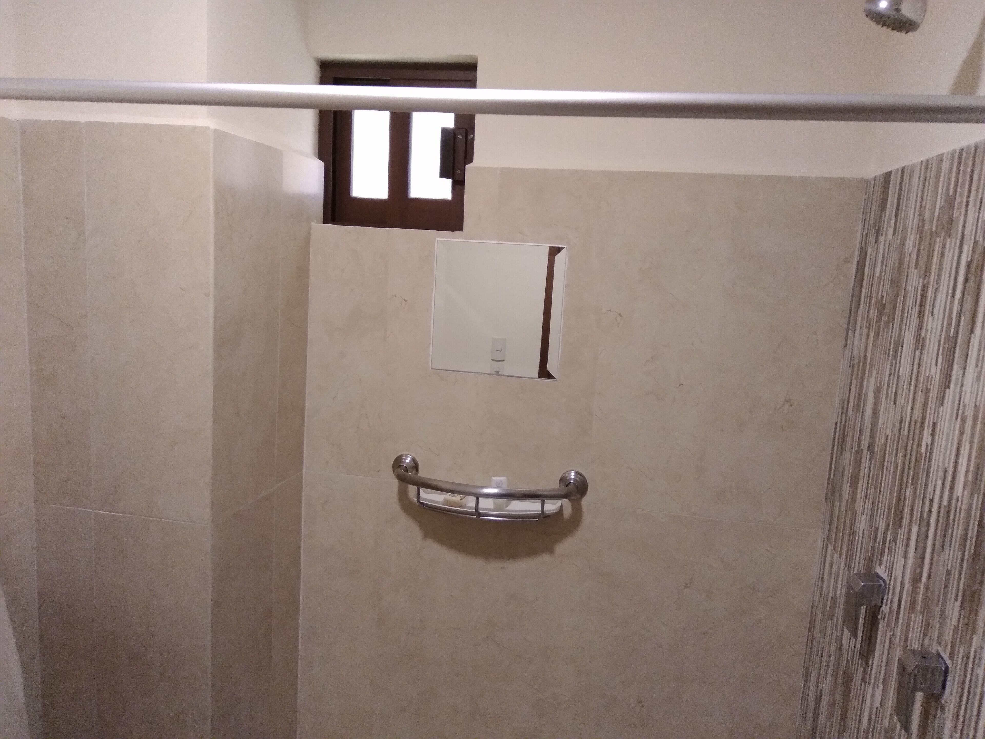 standard room, 2 queen beds, non smoking | bathroom | shower, rainfall showerhead, free toiletries, hair dryer