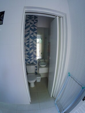 Douche, papier de toilette