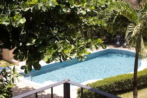 Outdoor pool - Designer Decorated! 3 Bedroom with Ocean View! Adults Only. (Playa Hermosa)
