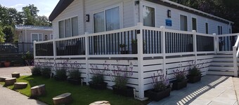 Large luxury lodge available to rent, sleeps 4 guests