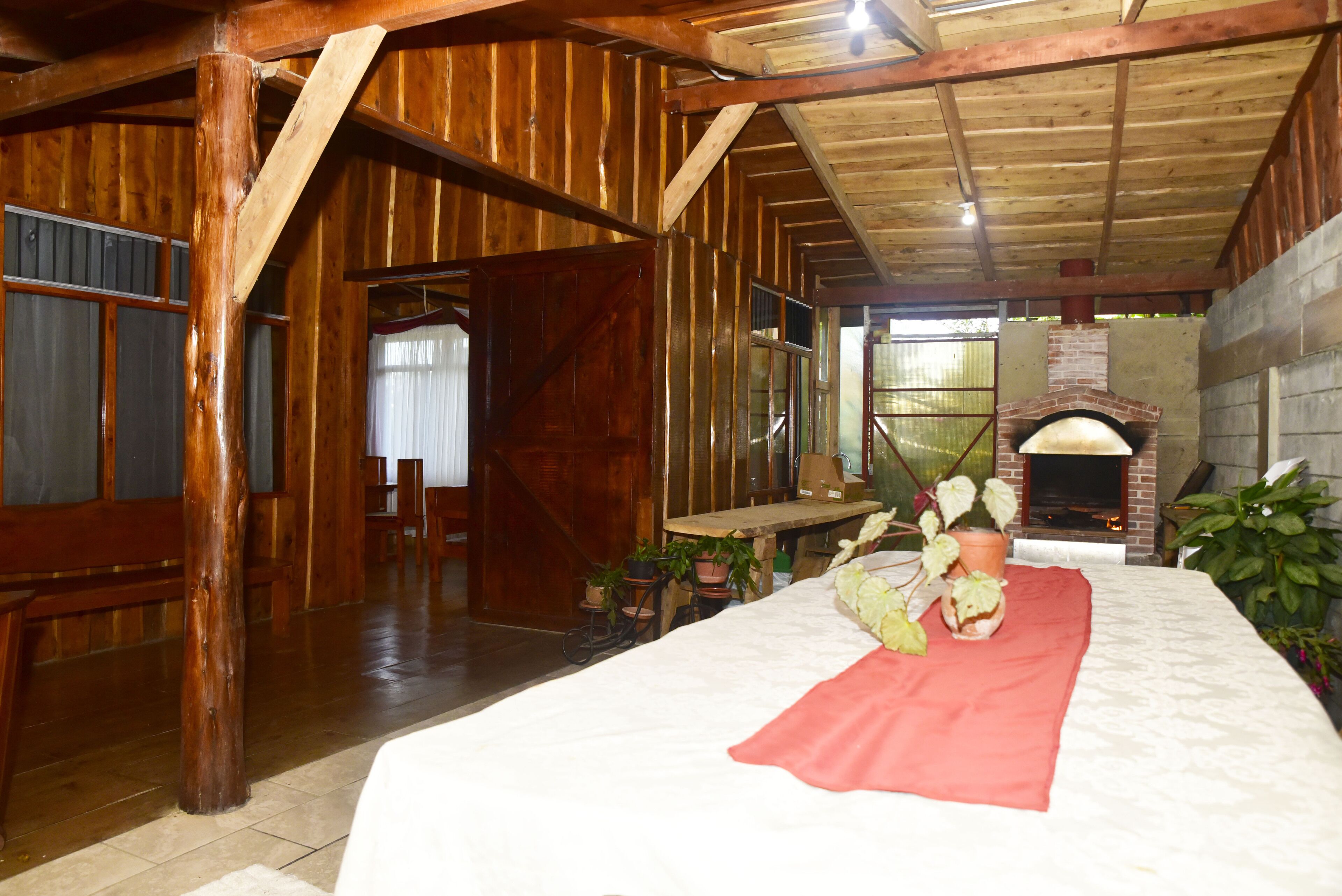 TV, fireplace, heated floors