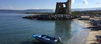 sea view apartment with terrace wi-fi