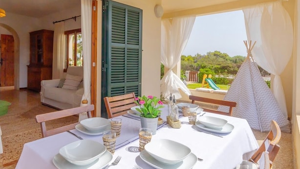 Outdoor dining - Casa Antonio Sea View with Pool and Terrace (Cala Llombards)