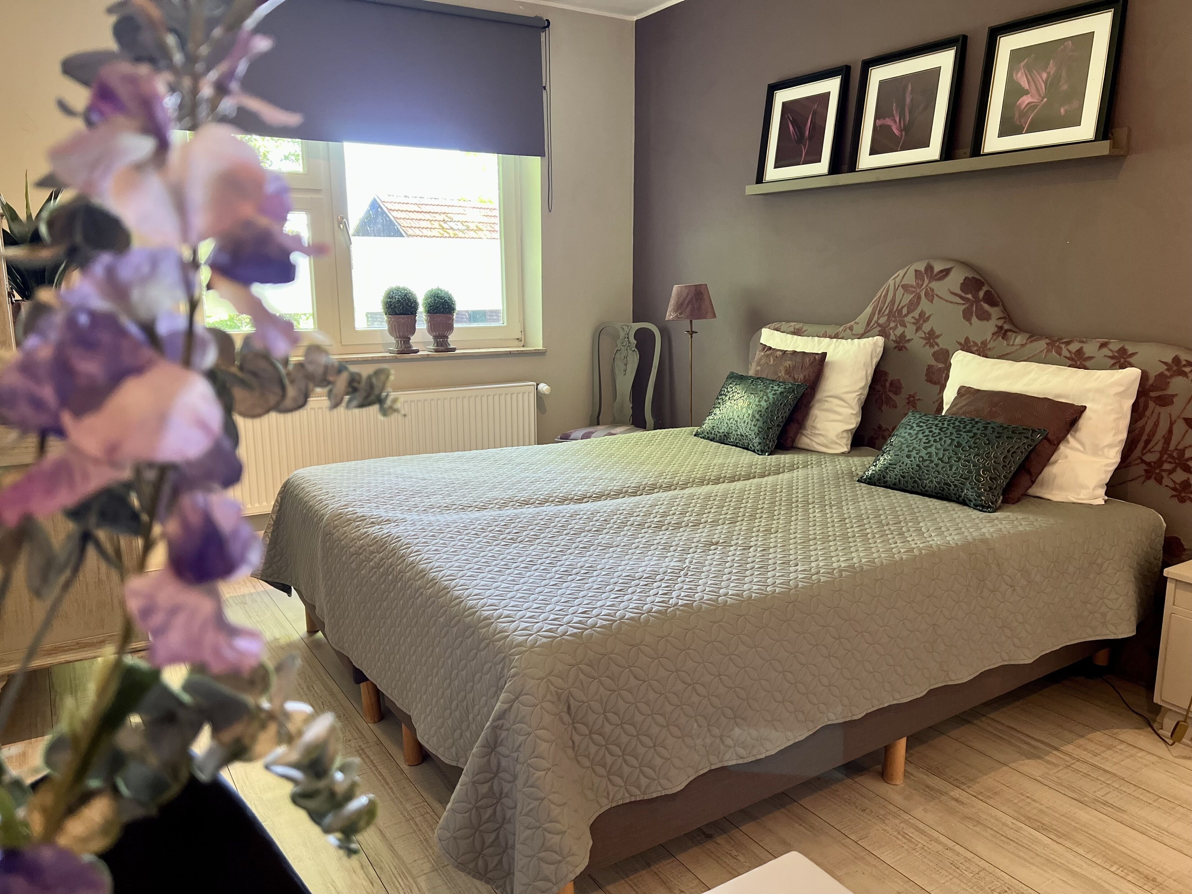 12 室のベッドルーム、WiFi (無料)、ベッドシーツ