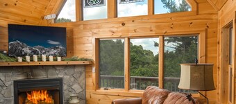 Tweetsie House ~ sijaitsee Boonen ja puhaltavan kallion välissä ~ poreallas ~ Kauniit näkymät