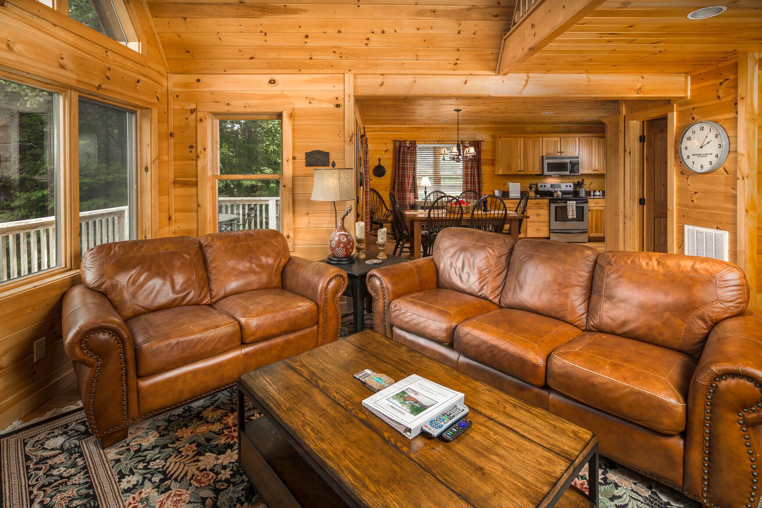 Smart TV, fireplace, DVD player, books