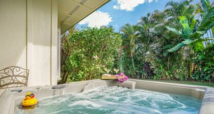 Kaunis perheen koti w / suuri huone ja Lanai - kävelymatkan päässä Anini Beach!