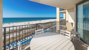 Outdoor dining - Charming One Bedroom Condo at Phoenix V Unit #411 (Orange Beach)