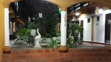 Majoituspaikan sisäänkäynti