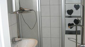 Free toiletries, hair dryer, towels, toilet paper