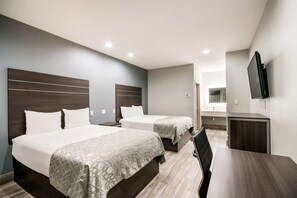 Habitación, 2 camas Queen size, para no fumadores | Escritorio, camas extra y wifi gratis 