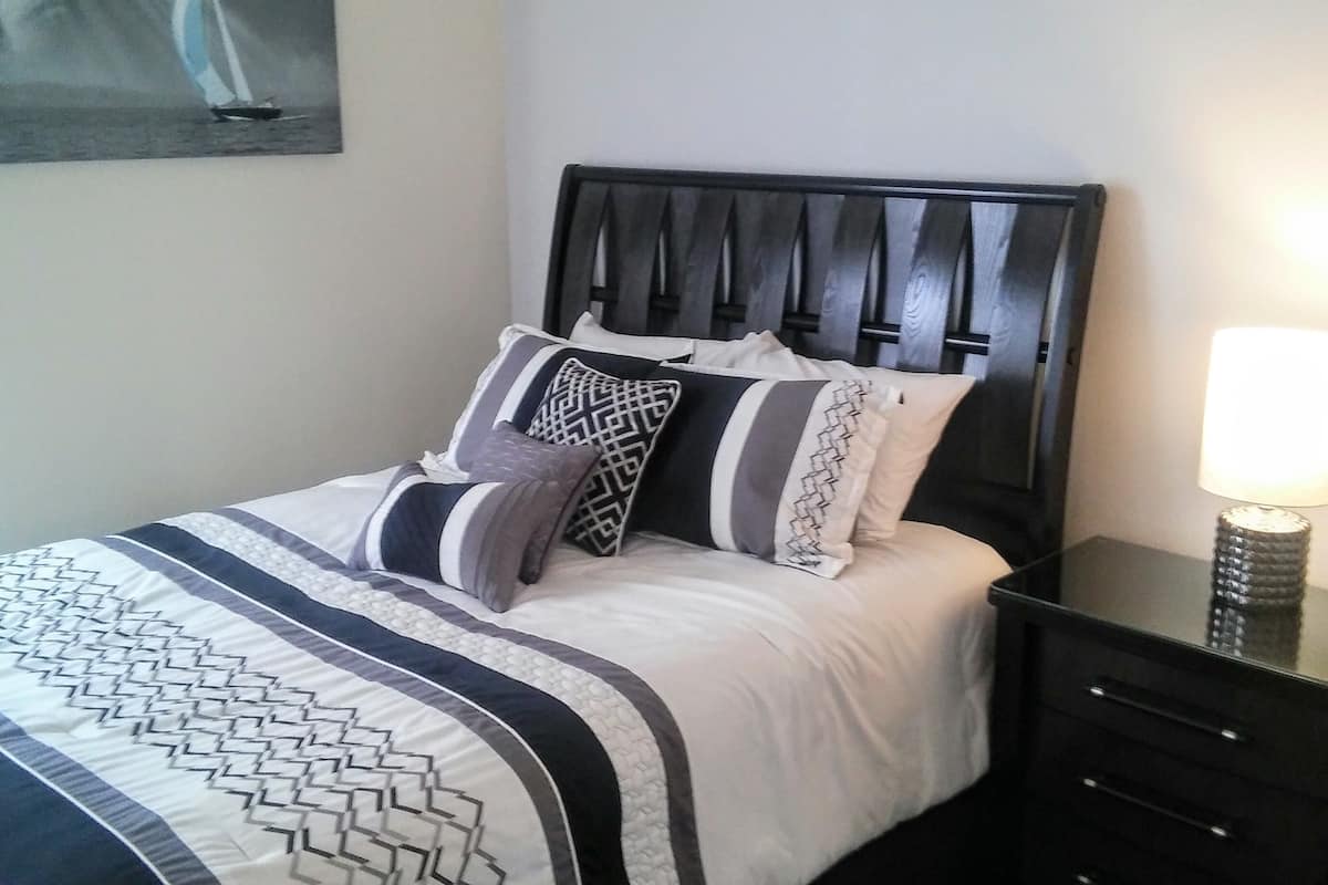 Individually decorated, individually furnished, iron/ironing board