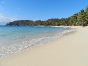 On the beach, sun loungers, beach towels - The Cove-Spectacular Ocean Front Panoramic Views, 100 Feet From The Beach &pool (El Frances, Samana)