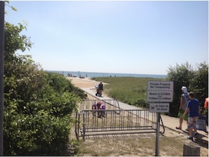 Beach nearby, sun loungers