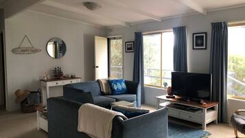TV, fireplace, video-game console