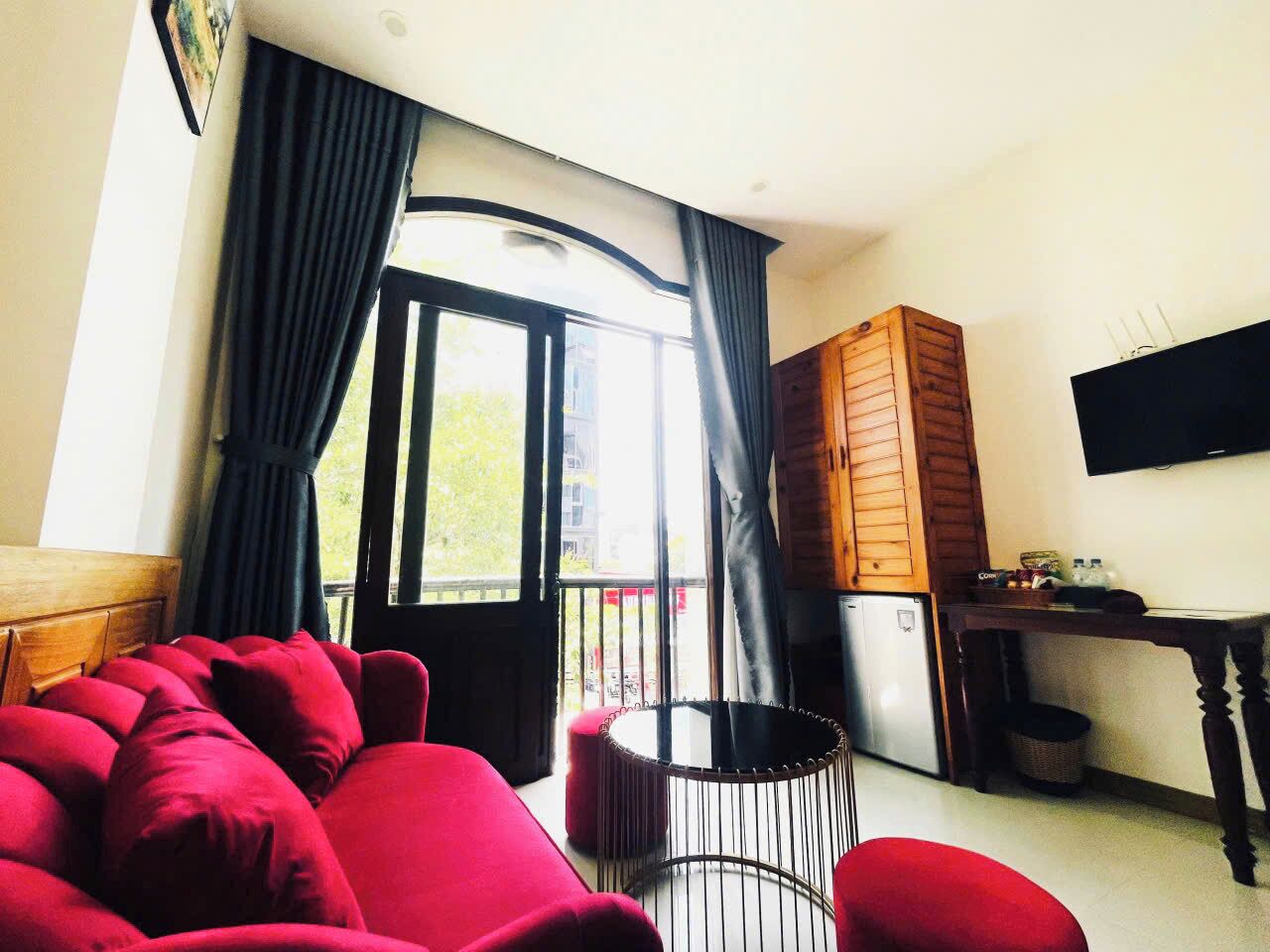 panoramic double room, balcony, city view | balcony view