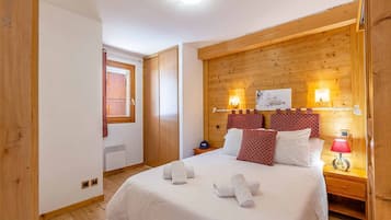 2 habitaciones y ropa de cama