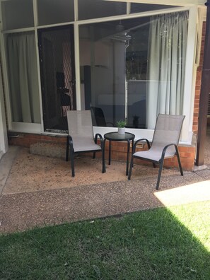 Suíte, 1 quarto | Terraço/pátio