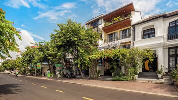 Voorkant van accommodatie