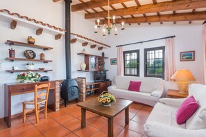 TV, fireplace, DVD player