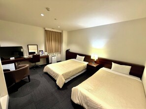 Twin Room, Non Smoking | Desk, iron/ironing board, free WiFi - Kesennuma Park Hotel - Adults Only (Kesennuma)
