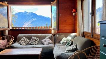 Fernseher, Kamin, Bücher