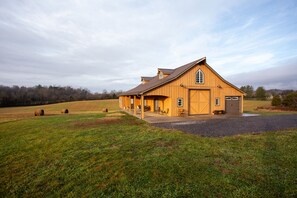 Exterior - The Mockingbird Farm "Barn-do-minium" is situated on 27 rolling acres. (Seymour)