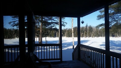Adirondack mt. retreat Lake Winslow Homer. Kayaks, Cornhole boards included.