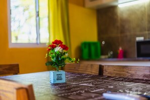 Family Room, 1 Bedroom, Non Smoking | Private kitchen | Full-size fridge, microwave, stovetop, electric kettle - The Gringos (Villa Yacanto)