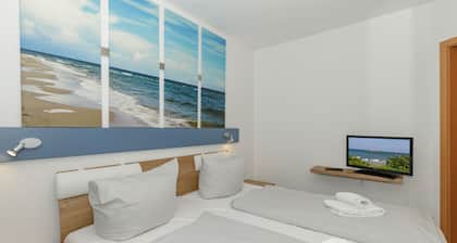 Strandnahe Ferienwohnung am Yachthafen