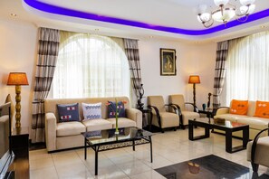 Sitteområde i lobbyen