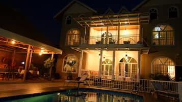 Front of property – evening/night