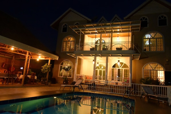 Front of property - evening/night