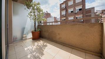 Căn hộ, nhiều giường, không hút thuốc, quang cảnh thành phố | Quang cảnh ban công