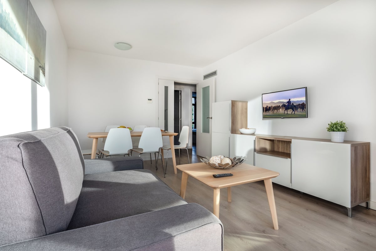 Een smart-tv en Netflix