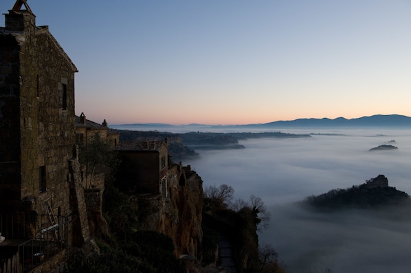 Traditional Apartment, 3 Bedrooms, Garden View, Ground Floor | View from room - Palazzo Contino (Bagnoregio)