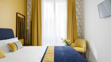 1 habitación y ropa de cama de alta calidad