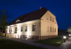 Front of property – evening/night