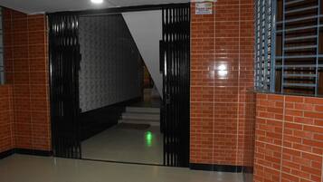 Outdoor banquet area