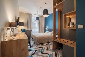 豪華雙人房 | 隔音、熨斗/熨衣板、免費無線上網、床單