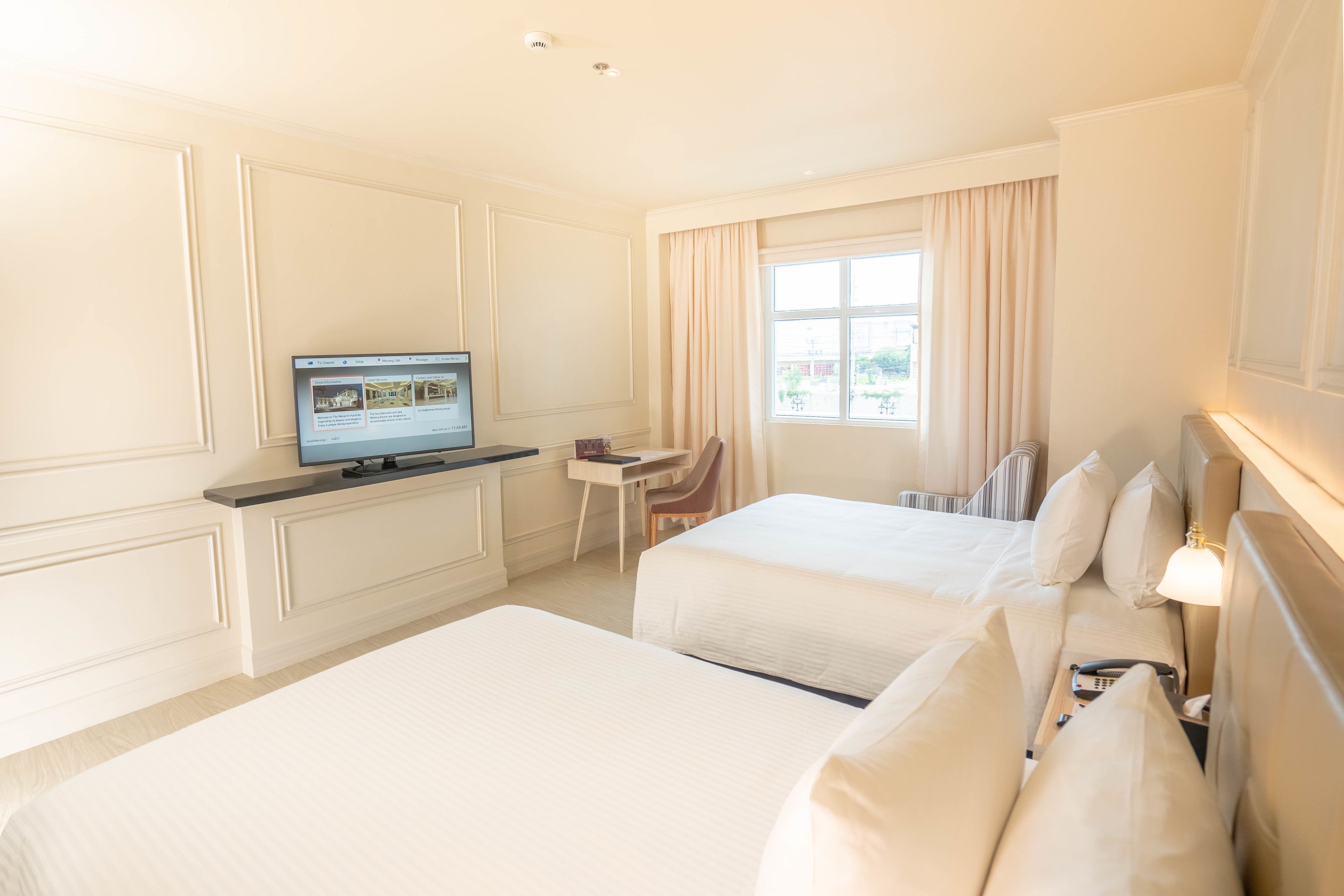 deluxe double room, 2 double beds | 1 bedroom, premium bedding, pillow-top beds, minibar