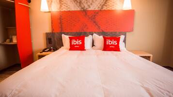 Double Room | Premium bedding, desk, laptop workspace, blackout drapes