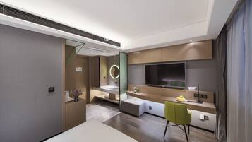 Memory-foam beds, free WiFi, bed sheets