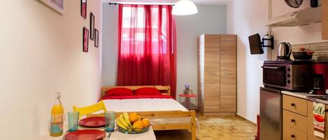 Appartement | Een strijkplank/strijkijzer, gratis wifi, beddengoed