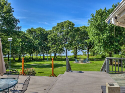 Lakefront Home with Boat Slip, Fire Pit and Golf Cart, Tesla Charger