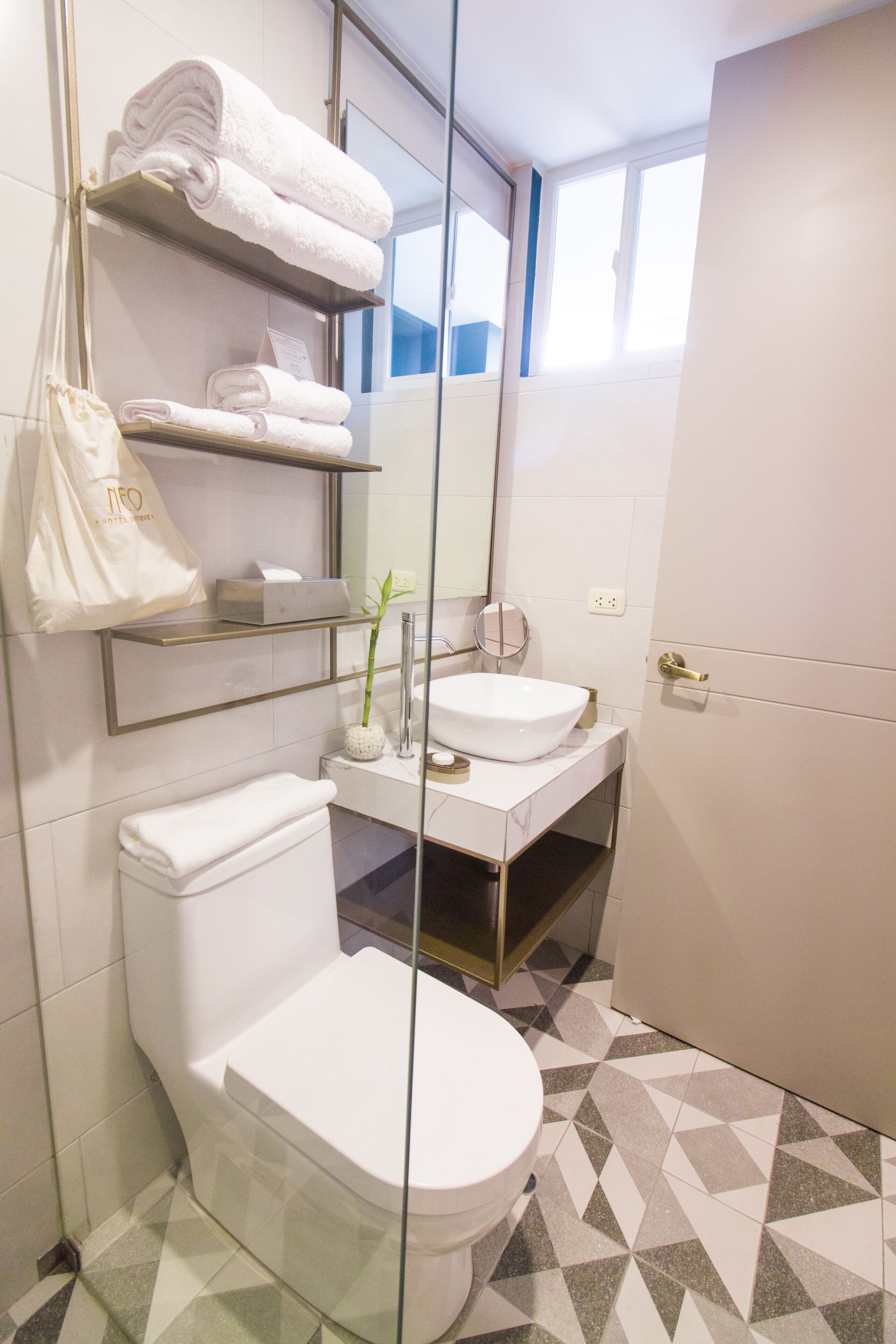 shower, free toiletries, hair dryer, dressing gowns