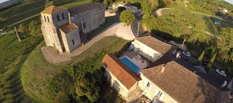 Profitez Panoramas, piscine et Paradise! Nr St Emilion, à côté de l'ancienne abbaye