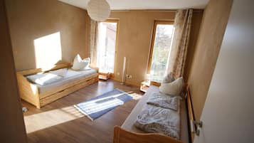 3 室のベッドルーム、WiFi、ベッドシーツ