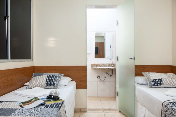 Standard Apartment, 2 Single Beds, Non Smoking | 1 bedroom, minibar, desk, blackout curtains